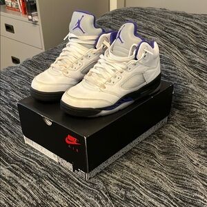 Nike Air White and Purple High-Tops